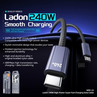 CÁP SẠC SIÊU NHANH 240W C TOC WDC-23 CHO ĐIỆN THOẠI, MÁY TÍNH BẢNG ...