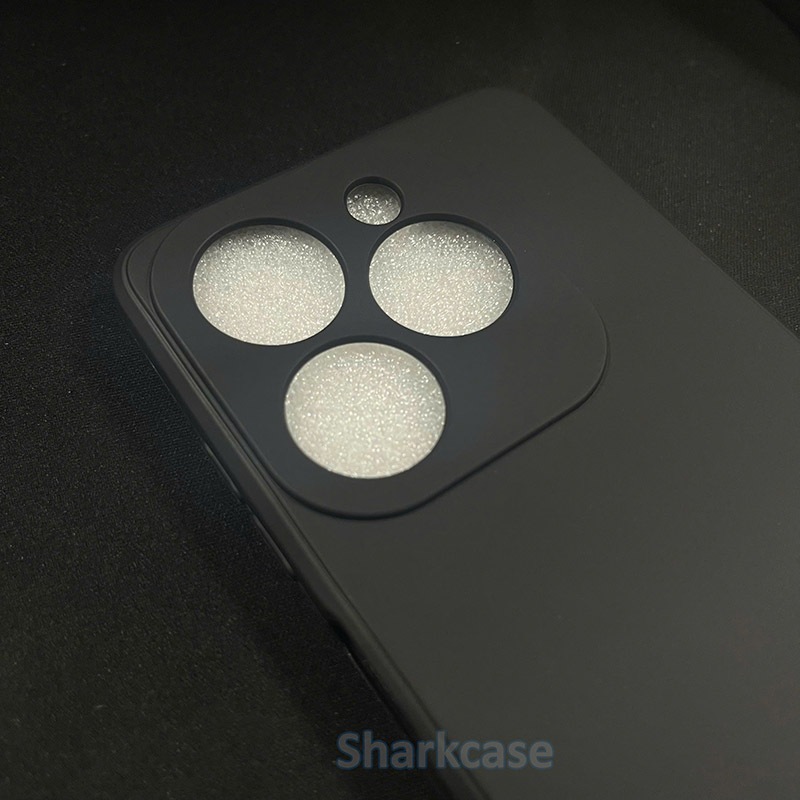 Ốp lưng Tecno spark 2024 viền cạnh vuông bảo vệ cam điện thoại nhựa dẻo tpu đen Vỏ bao đt tecno