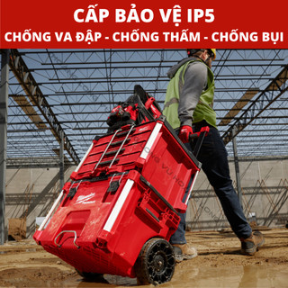 Hộp đựng dụng cụ Milwaukee 48-22-8427 thùng đồ nghề có bánh xe 8427 chống va đập, chống nước