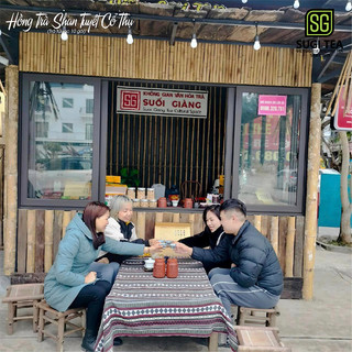 Hồng trà hũ gốm 80g -Trà Shan Tuyết cổ thụ 300 năm tuổi- SuGiTea