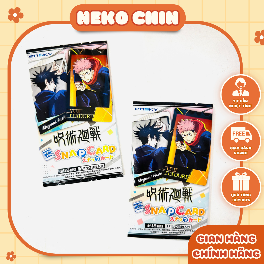 Thẻ snapmide nhân phẩm Jujutsu Kaisen vol 1 – Thẻ Bài Chính Hãng Nhật ...