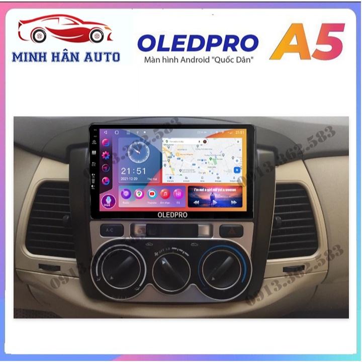 Màn hình lắp sim OLEDPRO ram 2G - 32G cho xe TOYOTA INNOVA 2007-2012 ...