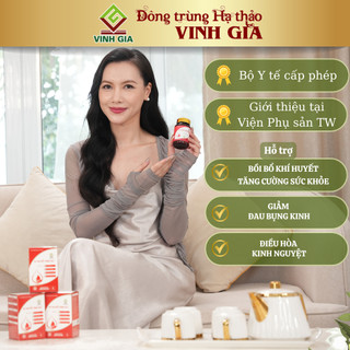 Viên uống Bổ Huyết Vinh Gia dùng cho Phụ Nữ Đau Bụng Kinh, Kinh Nguyệt Không Đều - hộp 30 viên