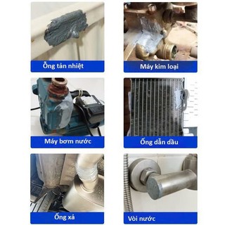 Keo Hàn Sắt AB 2 Thành Phần Chống Thấm Nước Chịu Nhiệt Cao | Keo Dán Kim Loại Siêu Cứng Vá Ống Nước