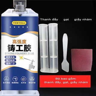 Keo Hàn Sắt AB 2 Thành Phần Chống Thấm Nước Chịu Nhiệt Cao | Keo Dán Kim Loại Siêu Cứng Vá Ống Nước