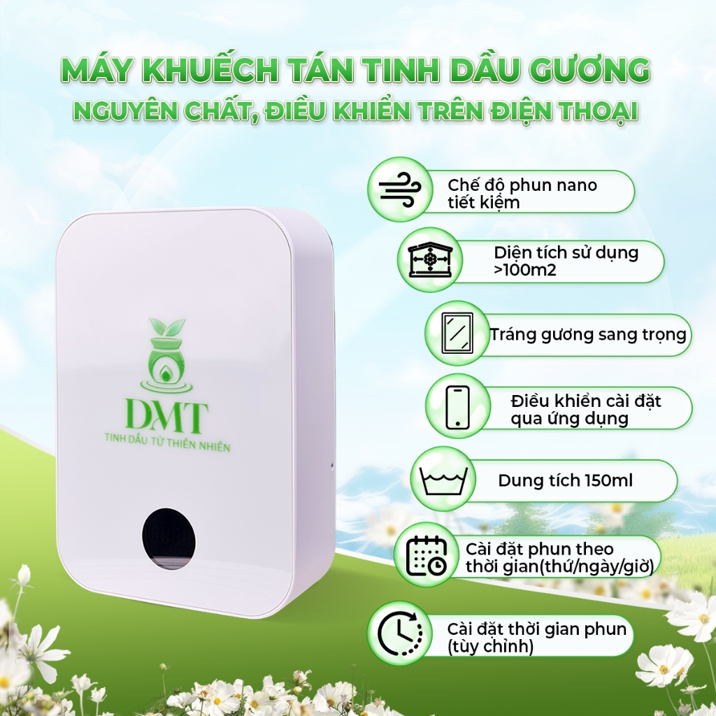 Máy xông tinh dầu nguyên chất DMT, máy khuếch tán tinh dầu công nghiệp, máy xông tinh dầu tự động