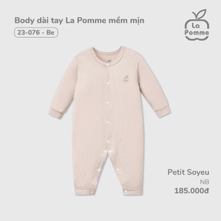 La pomme AW2024 BST sơ sinh  La Pomme mềm mịn  - Newborn Be cho bé