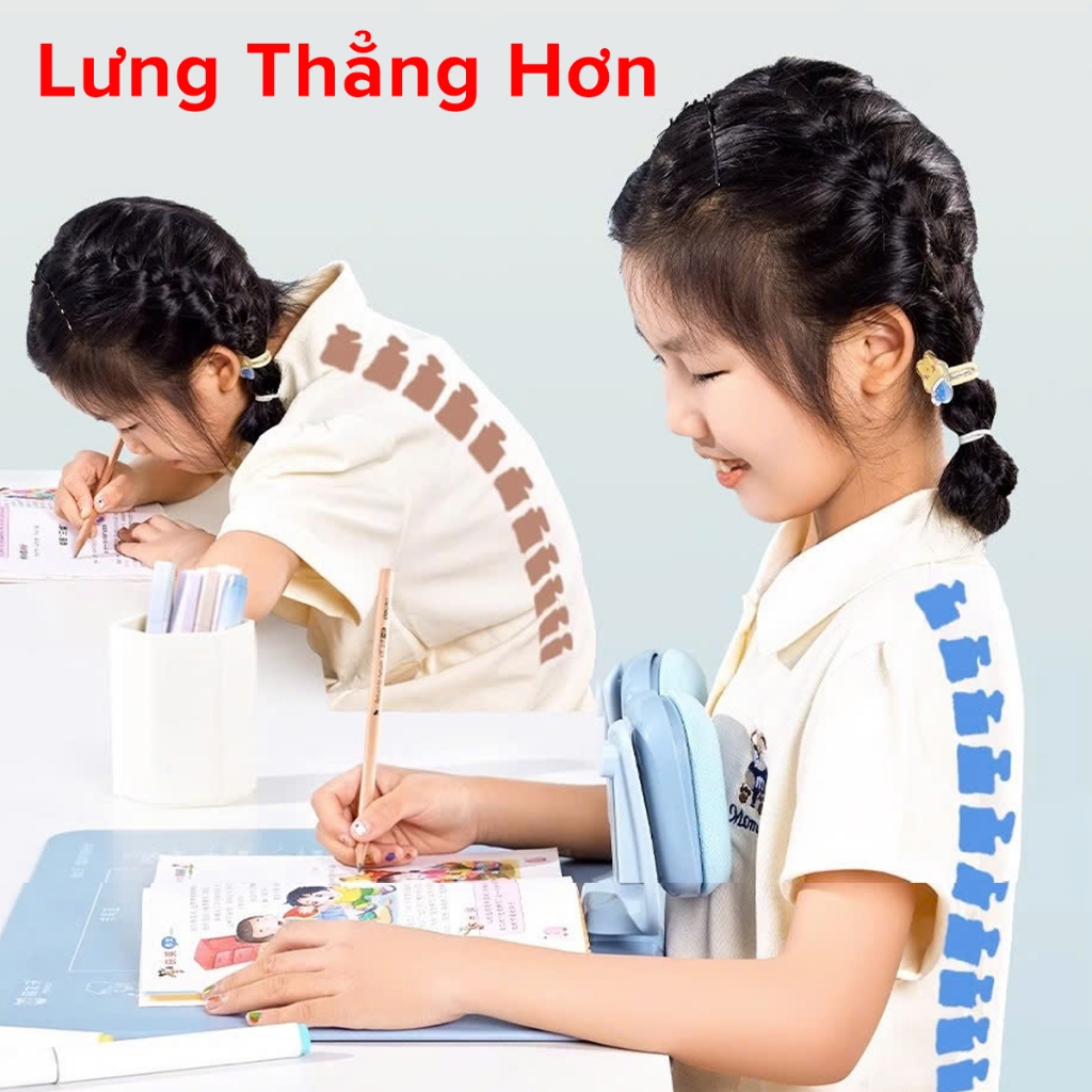 Ảnh Giá Đỡ Cằm Chống Cận Thị, Dụng Cụ Chống Gù Thẳng Lưng Cho Học Sinh Từ 3 Đến 16 Tuổi Chính Hãng Amalife 2