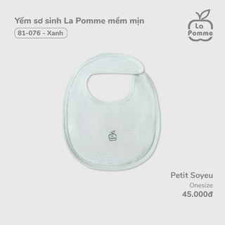La pomme AW2024 BST sơ sinh La Pomme mềm mịn - Newborn  Xanh cho bé