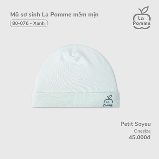 La pomme AW2024 BST sơ sinh La Pomme mềm mịn - Newborn  Xanh cho bé