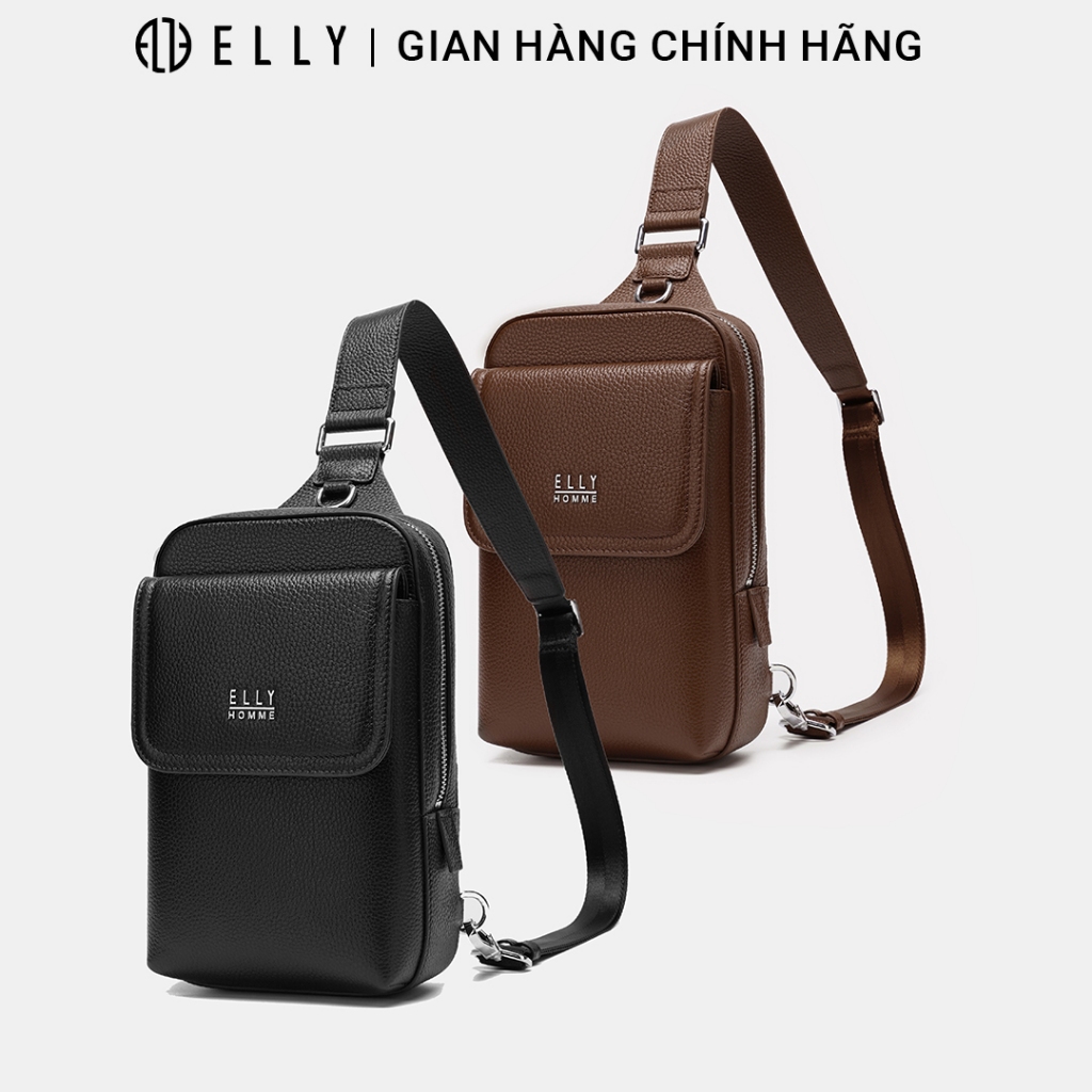 Túi xách nam cao cấp da thật ELLY HOMME – ETM28