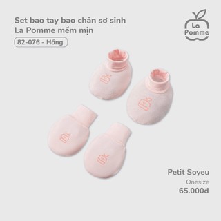 La pomme AW2024 BST sơ sinh La Pomme set sơ sinh mềm mịn