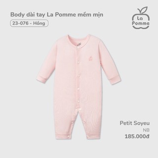 La pomme AW2024 BST sơ sinh La Pomme set sơ sinh mềm mịn