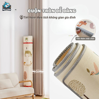 Thảm Xốp Cho Bé Pakey Chống Nước, Thảm Cuộn Phủ XPE 2 Mặt Họa Tiết Dày 2cm Cho Bé Tập Bò Tập Đi