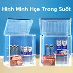 Tủ đông mini 65 lít Tủ trữ đông sữa mẹ,thịt,cá,Làm đá nhanh Có 5 mức nhiệt độ Tiết kiệm năng lượng BH 1 năm — ảnh 7