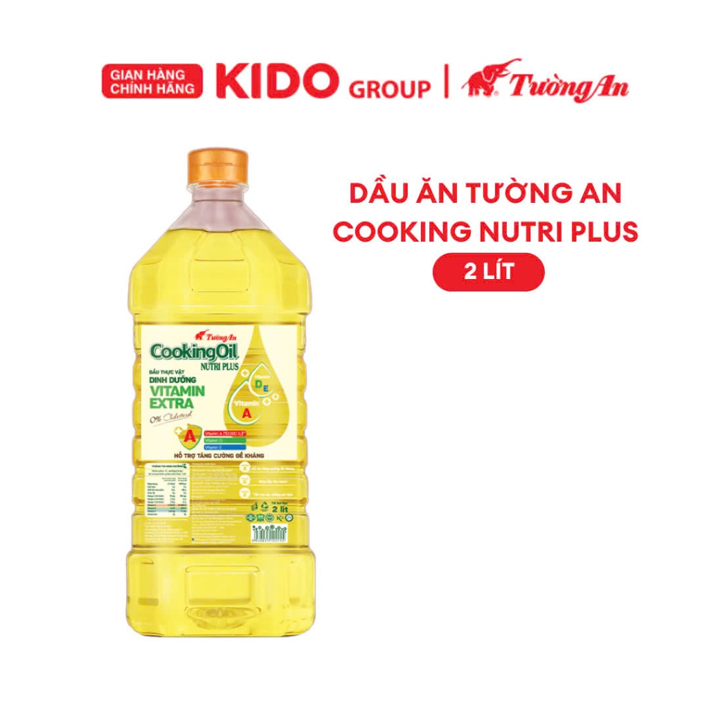 (KOL) Dầu Ăn Tường An Cooking Nutri Plus 2L