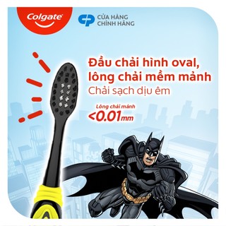 Bộ 4 Bàn chải đánh răng Colgate họa tiết Batman hoặc Barbie dành cho bé