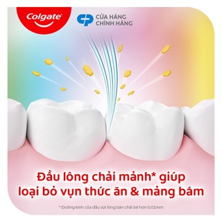 Bộ 2 bàn chải Colgate Slimsoft Ortho lông chải mềm mại xếp hình U cho người niềng răng