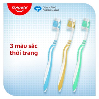 Bộ 3 bàn chải Colgate SlimSoft Deep Clean sạch sâu hiệu quả