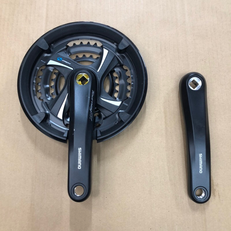 Shimano TOURNEY FC-TX801 3x8-speed Square Crank 48/38/28