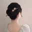 Trâm Cài Tóc Nhung Hươu Đính Hoa.