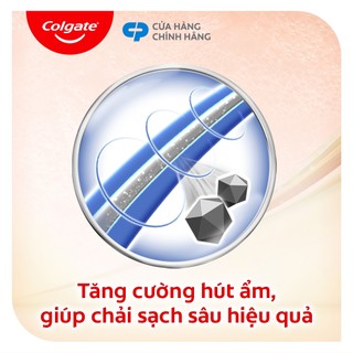 Bộ 3 bàn chải Colgate SlimSoft Advanced khoáng núi lửa siêu mềm mảnh chăm sóc nướu