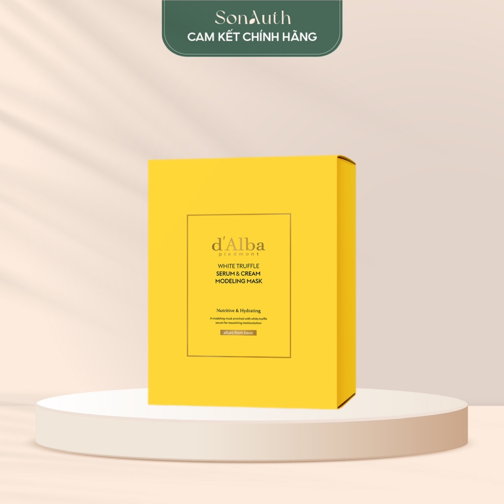Mặt nạ d'Alba White Truffle Serum & Cream Modeling Mask | Shopee Việt Nam