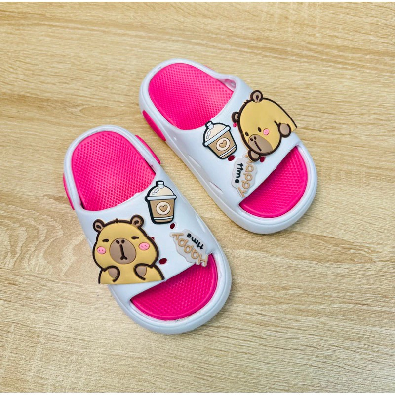 Dép bánh mì thời trang hình CapyBara cho bé trai và bé gái hàng cao cấp siêu xịn cho bé từ 2-9 tuổi