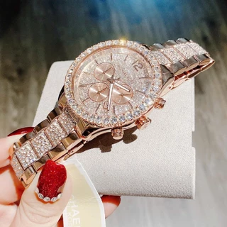 Đồng hồ nữ chính hãng đeo tay dây kim loại cao cấp chống nước Michael Kors Mk7285