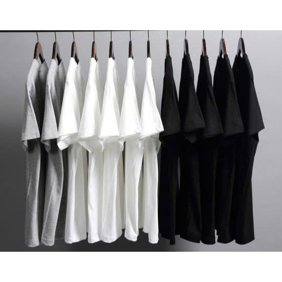 áo thun nam nữ cổ tròn tay ngắn cotton thoáng mát