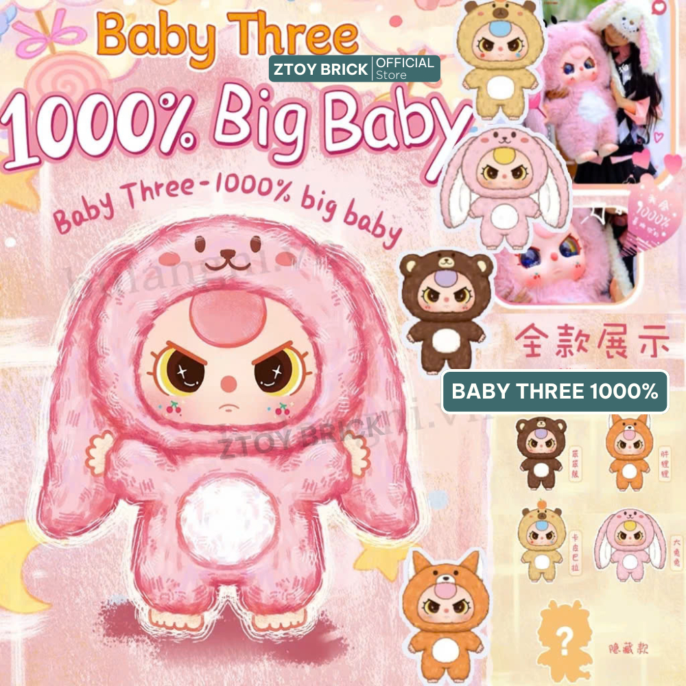 ぬいぐるみ Baby three 1000% CHÍNH HÃNG ] BABY THREE 1000% Big