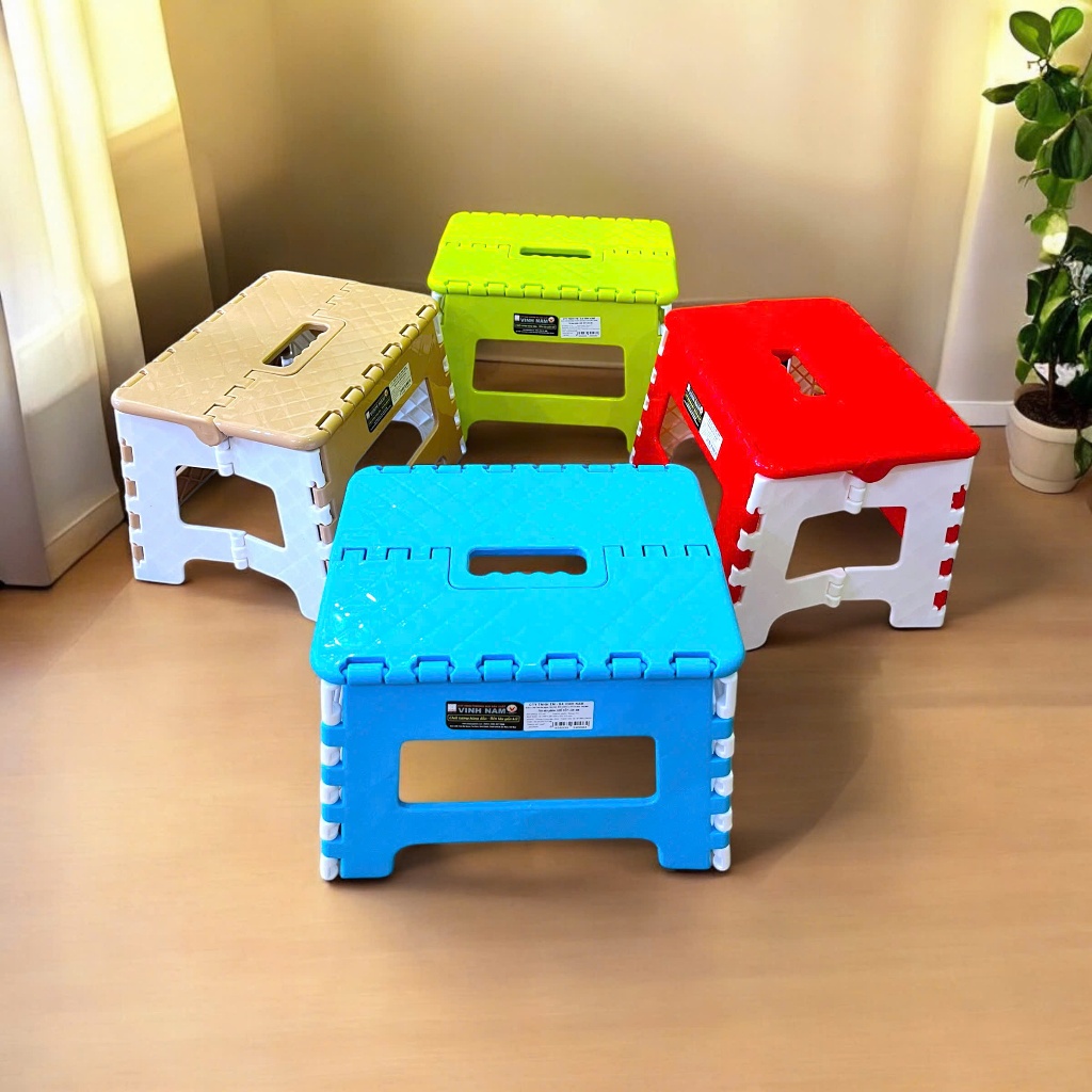 Ghế Xếp Mini Ghế Xếp Lùn Ghế Xếp Cao Vinh Nam Plastic Cao Cấp Nhựa PP Cứng Cáp Ghế Nhựa Gấp Gọn