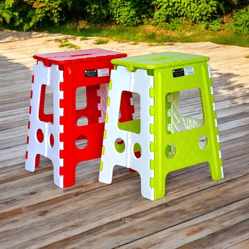 Ghế Xếp Mini Ghế Xếp Lùn Ghế Xếp Cao Vinh Nam Plastic Cao Cấp Nhựa PP Cứng Cáp Ghế Nhựa Gấp Gọn