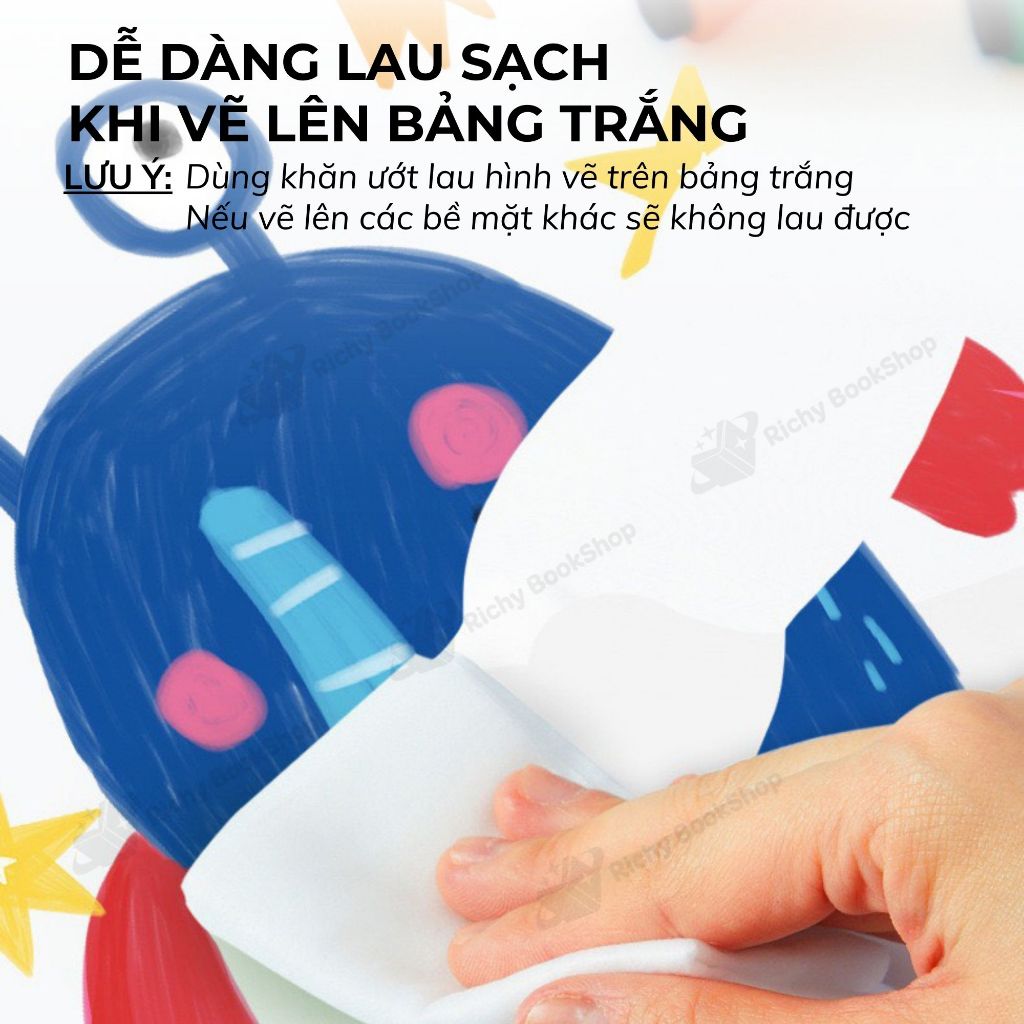 Bút Dạ Bảng Trắng Sáng Tạo 8 màu Mideer Little Artist - Whiteboard Maker
