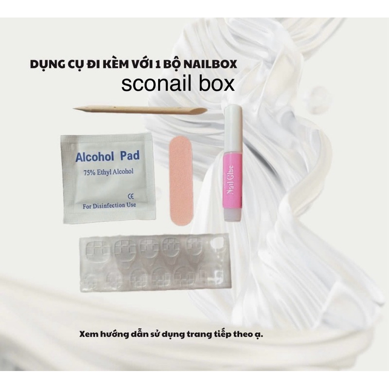 ( HỎA TỐC) NAIL BOX THẠCH NÂU HỒNG NUDE VẼ NỔI TRÁNG GƯƠNG TÔN DA