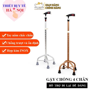 Gậy 4 chân cho người già, Gậy 4 chân - Hàng chính hãng