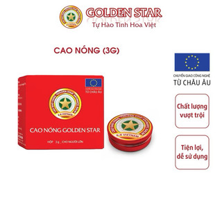 [SÉT 10 lọ ] Cao Sao Vàng Danaphar Hộp 3gr giảm đau đầu, say tàu xe, cảm cúm, côn trùng đốt
