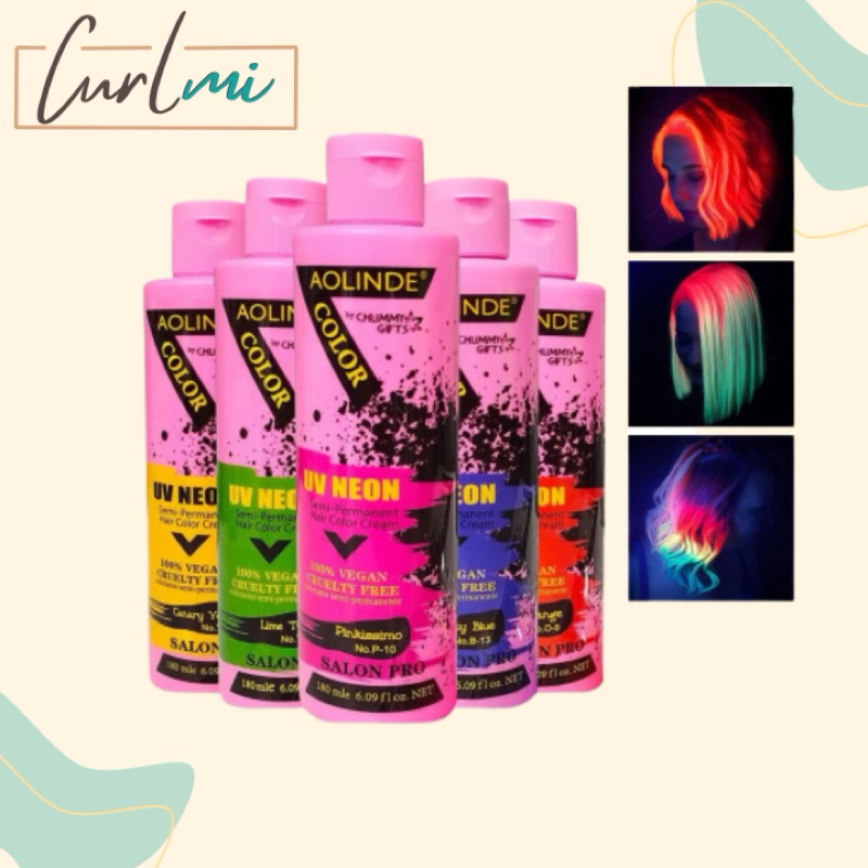 CUỐN BẢNG MÀU NHUỘM TÓC UV NEON AOLINDE