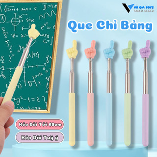 Que Chỉ Bảng Cho Giáo Viên Hình Ngón Tay Thước Chỉ Bảng Dài 69cm Có Thể Thu Gọn Dụng Cụ Dạy Học Cho Giáo Viên Cấp 1.2.3