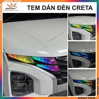Decal dán đổi màu đèn Creta 2022-2024 ( 2 bên)