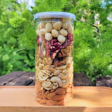 MIX SIÊU HẠT 5 TẦNG HẠT (MACCA, ÓC CHÓ ĐỎ, ÓC CHÓ VÀNG, ĐIỀU SỮA , HẠNH NHÂN)