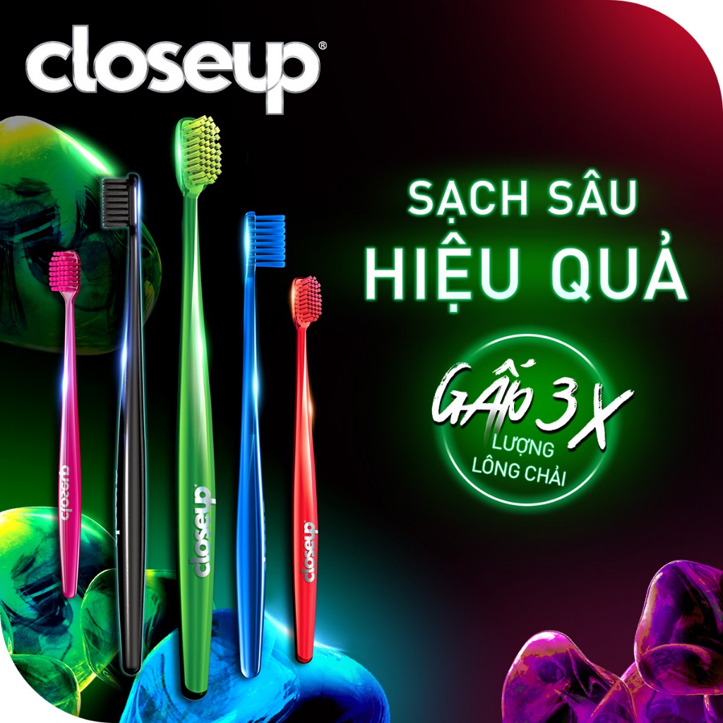 Ảnh Bộ 6  Bàn chải Closeup Precision Clean Sạch Sâu 1