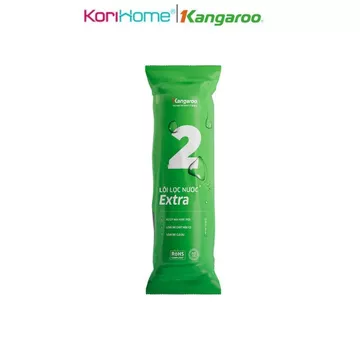 Lõi lọc thô số 2 ACTIVE CARBON Kangaroo dùng cho máy lọc nước gia đình, Lõi số 2 Than hoạt tính - Hàng chính hãng