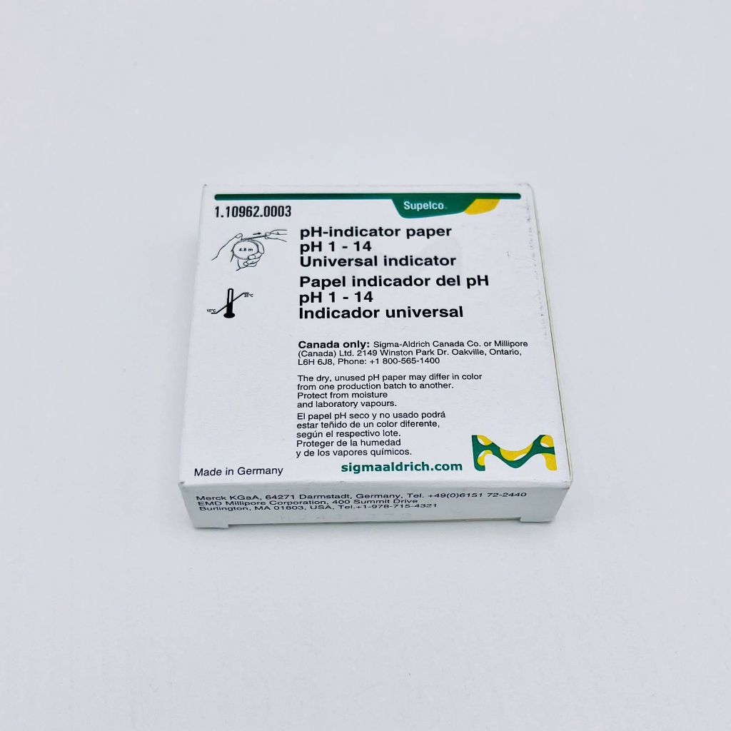 pH-indicator paper pH 1 - 14 Universal indicator (Cuộn pH 4.8m, Merck ...