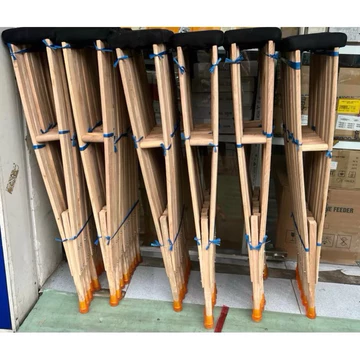 (hoả tốc) 2 cây Nạng chống nách bằng gỗ nạng gỗ tập đi phục hồi chức năng chân chấn thương