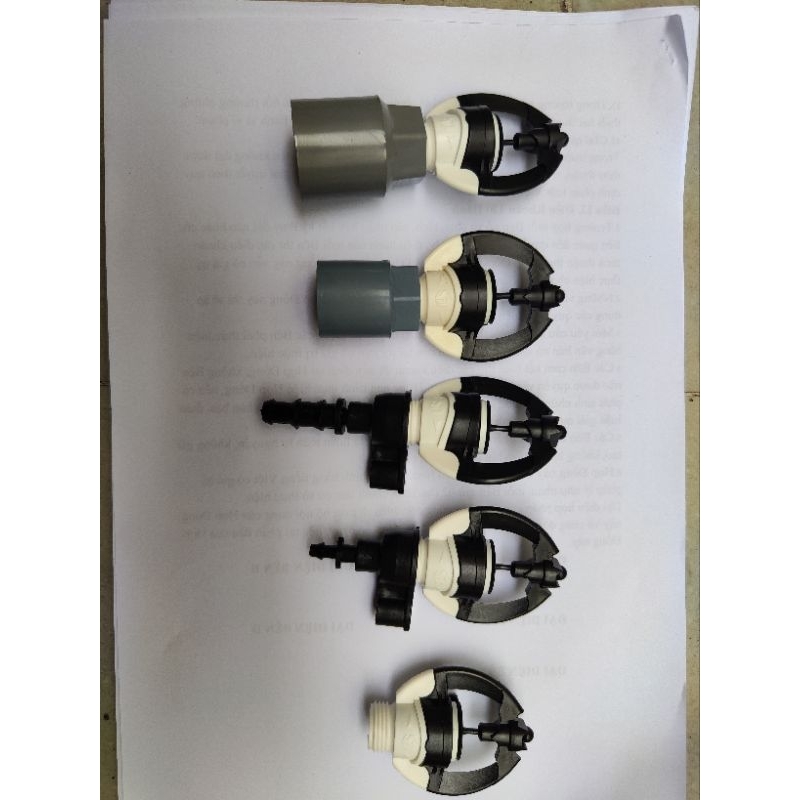 Béc Phun Mưa, Béc Tưới Cây SD9000 PC 135L bù áp Độ Phủ Nước Đều- Tặng nối 21 PVC