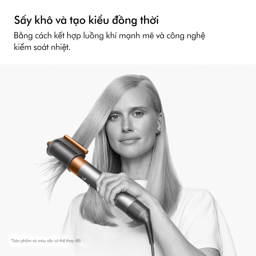 Ảnh Máy tạo kiểu tóc và sấy khô Dyson Airwrap ™ Complete Long (Strawberry Bronze và Blush Pink) 1