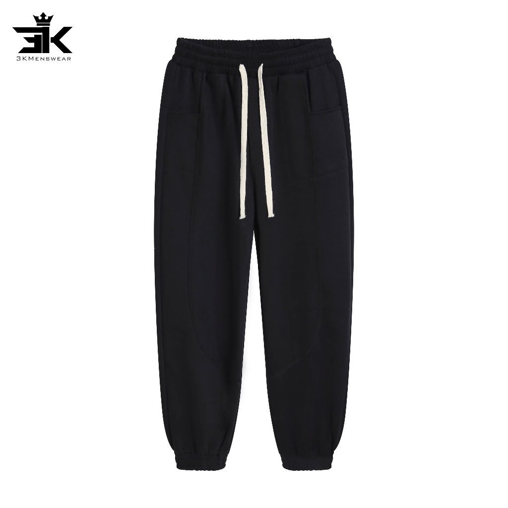 Quần Nỉ Nam, Quần Jogger Ống Rộng Thể Thao Chất Liệu Nỉ Cotton Sport Gym Tập Gym