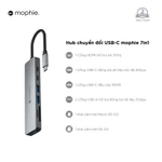 Hub USB Type C chuyển đổi Mophie 7 cổng kết nối 7in1- Tiện lợi, đa cổng HDMI,USB-C, USB-A, Micro SD 3.0, SD 3.0 — ảnh 5