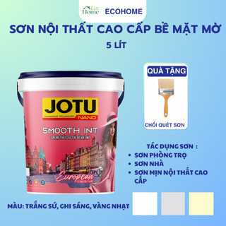 [5 lít/18 lít]- Sơn nội thất cao cấp bề mặt mờ, sơn tường nhà, phòng khách, phòng ngủ, sơn nhà siêu mịn